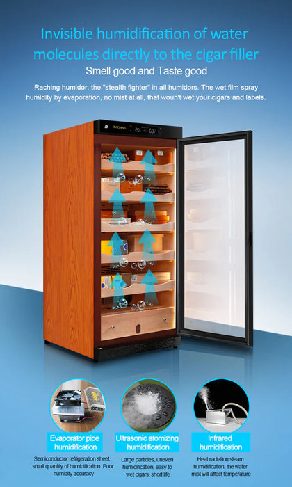 Raching | C380A | Climate Controlled Cigar Humidor