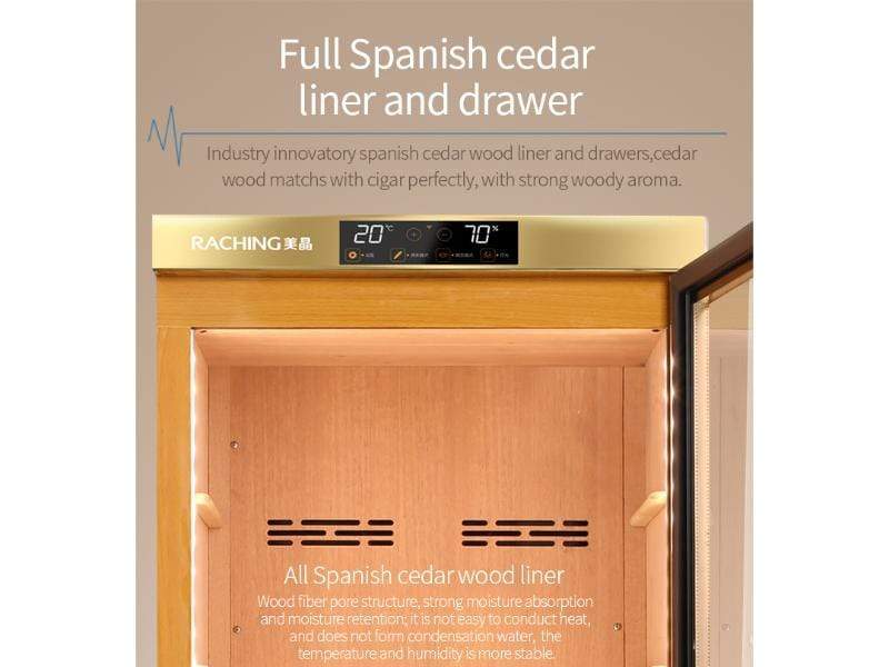 Raching | MON800A | Climate Controlled Cigar Humidor