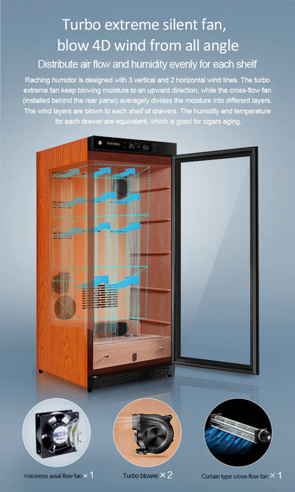 Raching | C380A | Climate Controlled Cigar Humidor