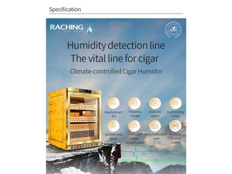 Raching | MON800A | Climate Controlled Cigar Humidor