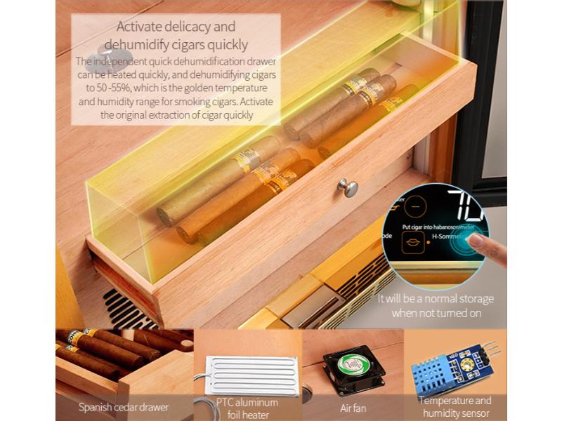 Raching | MON800A | Climate Controlled Cigar Humidor
