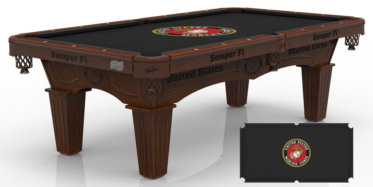 Holland Bar Stool Co | United States Marine Corps | 8' Billiard Table ...
