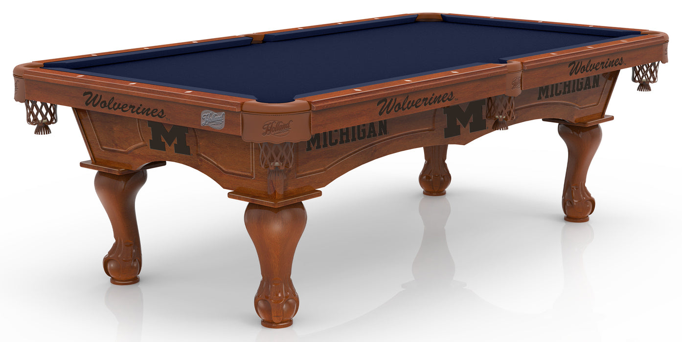 Holland Bar Stool Co | University of Michigan | 8' Billiard Table