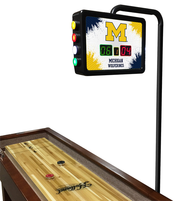 Holland Bar Stool Co | University of Michigan | 12' Shuffleboard Table