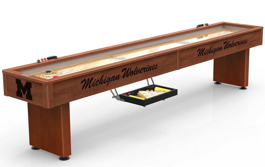 Holland Bar Stool Co | University of Michigan | 12' Shuffleboard Table