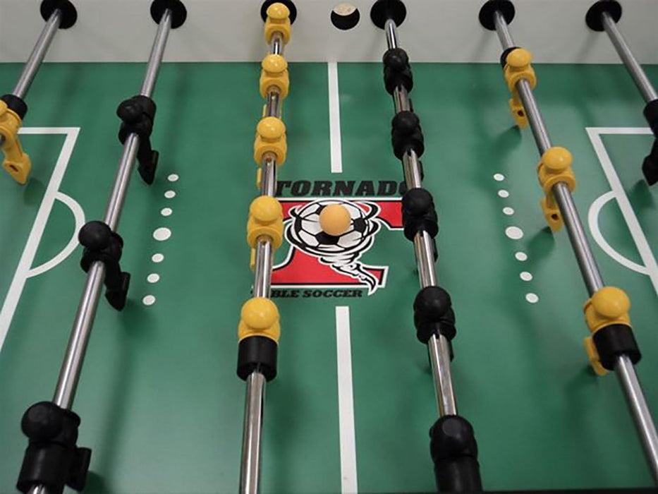 Tornado | T3000 Tournament Foosball Table in Silver/Platinum
